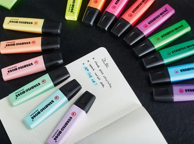 Markeerstift STABILO BOSS 70/54 blister oranje