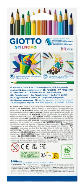 Kleurpotlood Giotto Stilnovo 12 kleuren