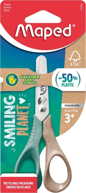 Kinderschaar Maped Smiling Planet 12cm links
