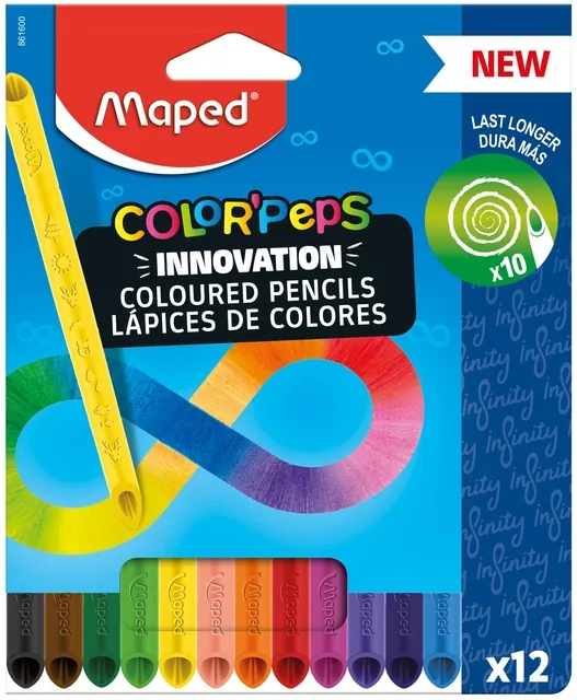 Kleurpotlood Maped ColorPeps Infinity 12 kleuren