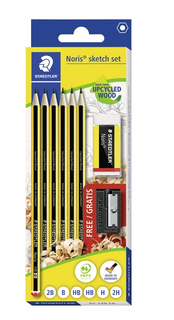 Potlood Staedtler Noris Potlood 6 st gom