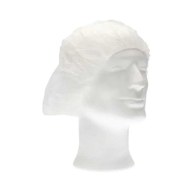 Haarnet CMT bouffant non-woven M 50cm PP wit