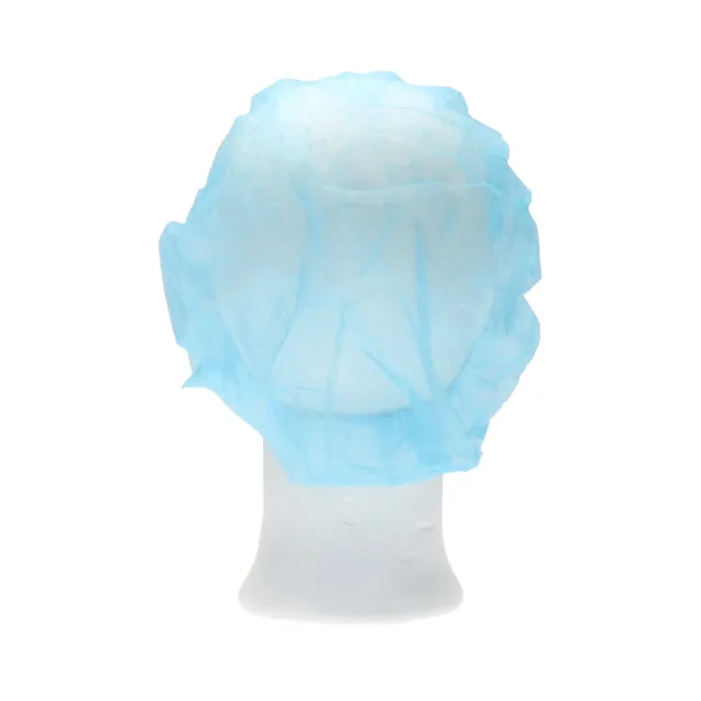 Haarnet CMT bouffant non-woven M 50cm PP blauw