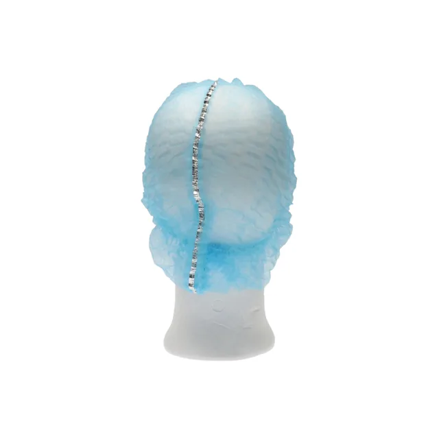 Haarnet CMT clip non-woven L 53cm blauw