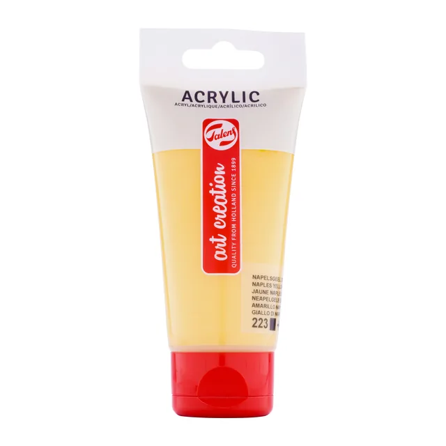 Acrylverf TAC 223 napelsgeel donker tube 75ml