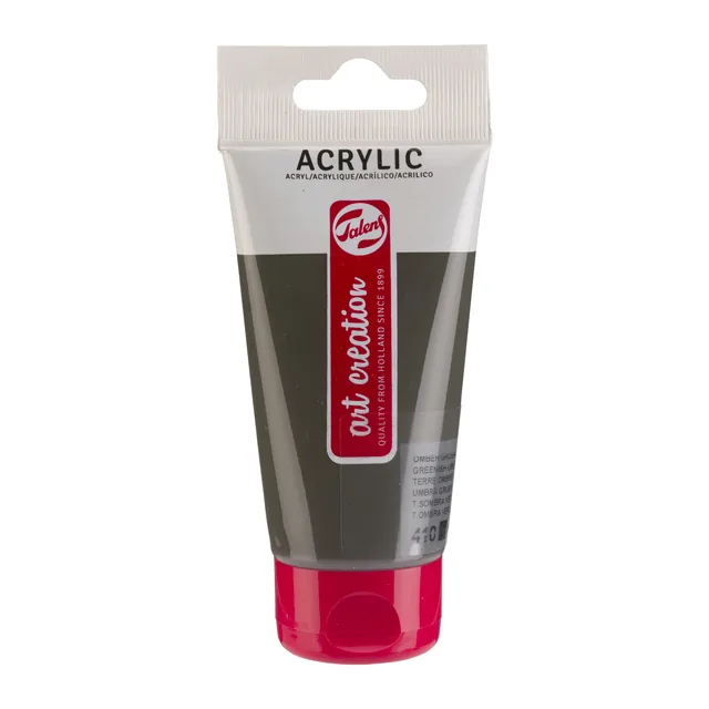 Acrylverf TAC 410 omber groenachtig tube 75ml