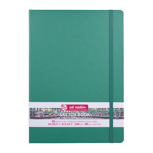 Schetsboek Talens Art Creation 210x297mm woudgroen