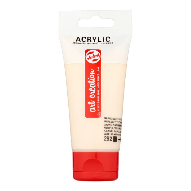 Acrylverf TAC 292 napelsgeel rood licht tube 75ml