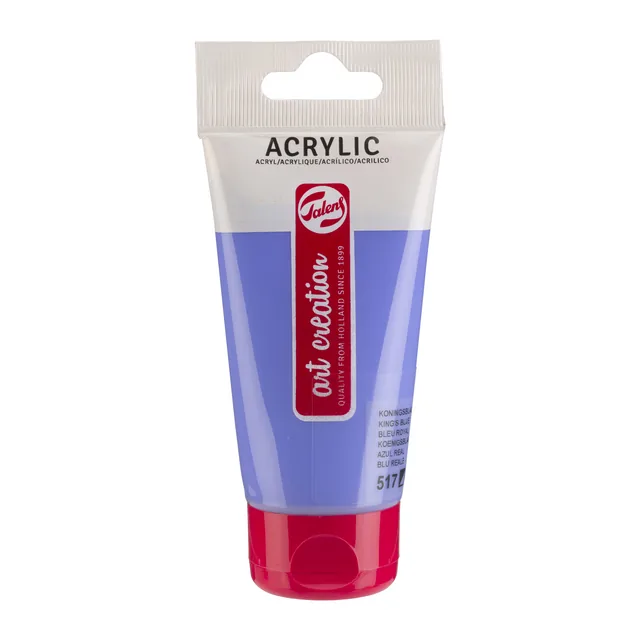 Acrylverf TAC 517 koningsblauw tube 75ml