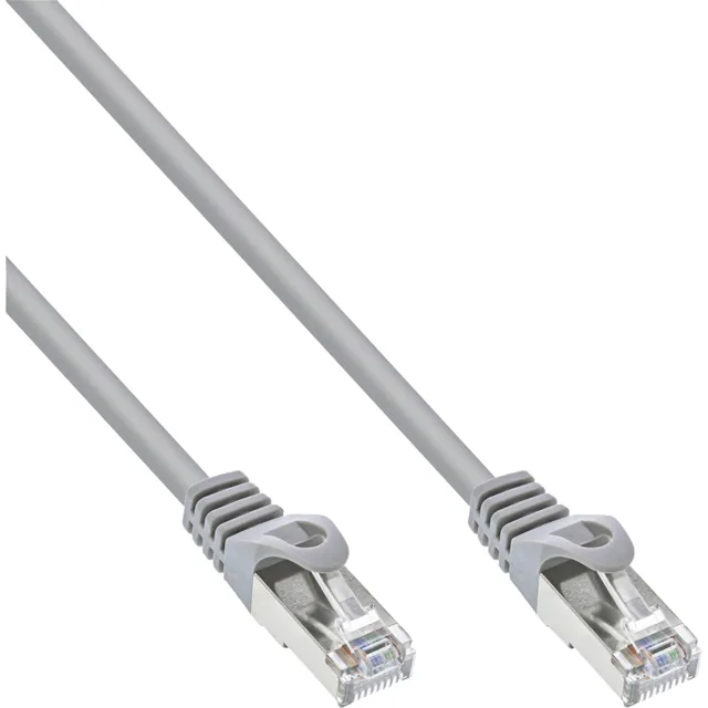 Kabel inLine U UTP Cat5e 10 meter grijs