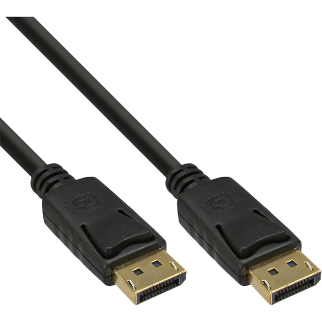 Kabel inLine displayport 4K60HZ M M 1.5m zwart