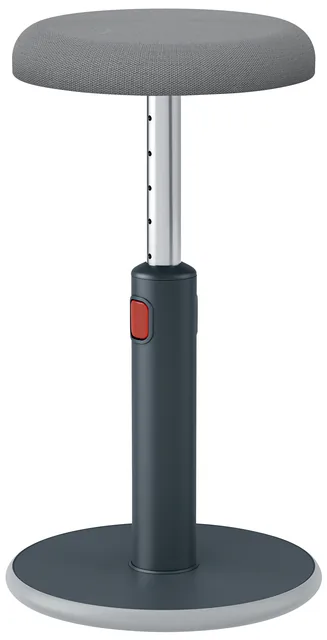 Actieve zit-sta kruk Leitz Ergo Cosy grijs