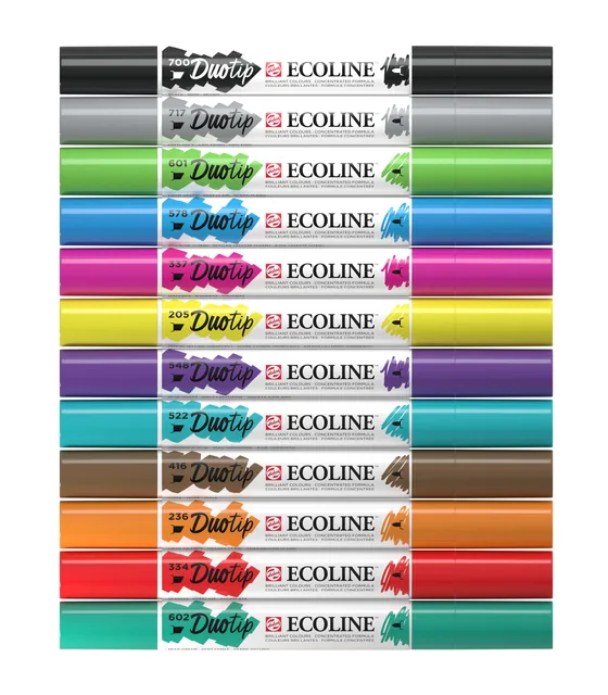 Duotip Talens Ecoline set 12 stuks basis