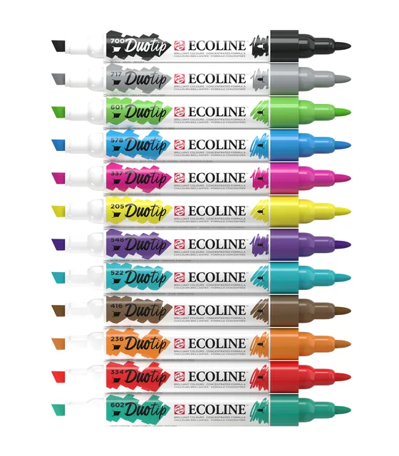 Duotip Talens Ecoline set 12 stuks basis
