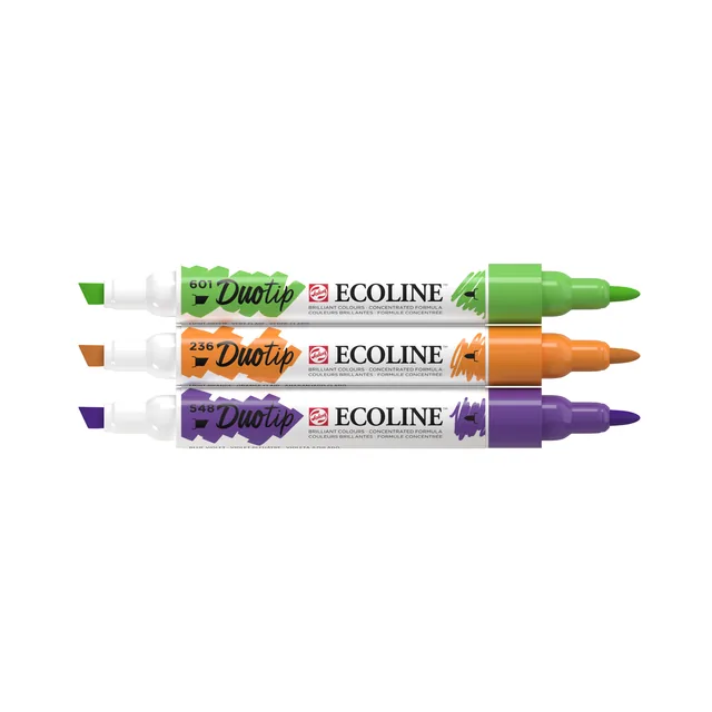Duotip Talens Ecoline set 3 stuks secundair
