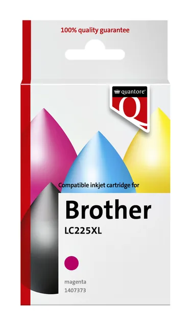 Inktcartridge Quantore Brother Lc225XL rood