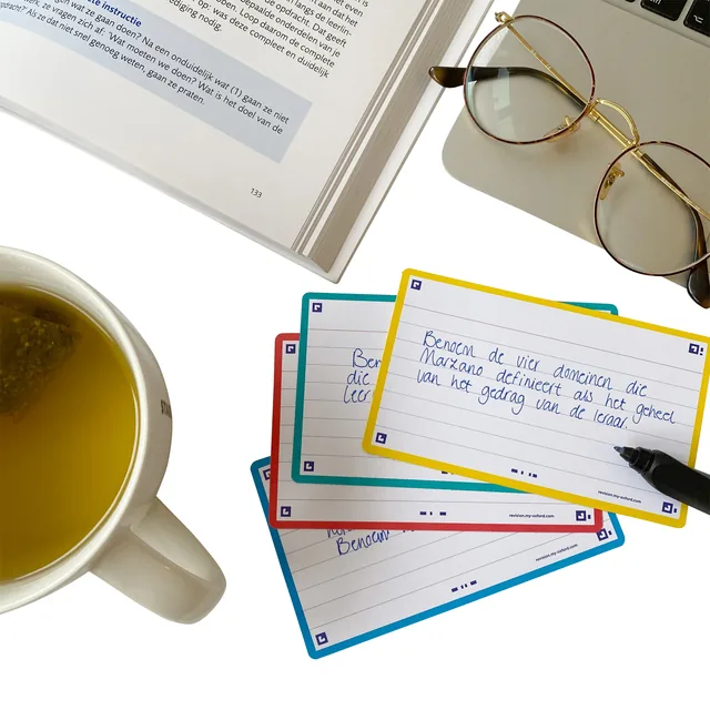 Flashcard Oxf 2.0 75x125mm 80vel 250gr lijn ass