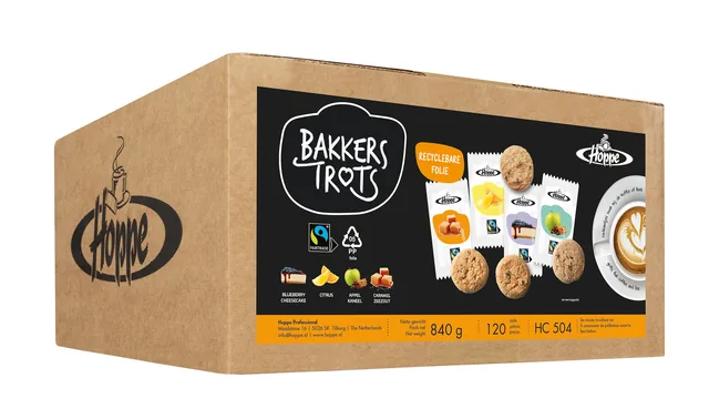 Koekjes Hoppe Bakkers Trots fairtrade koekjesmix
