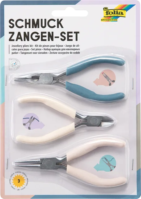Sierraden tangen Folia set a 3st