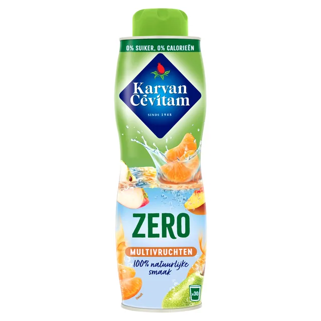 Siroop Karvan Cevitam multivruchten 0 suiker 600ml