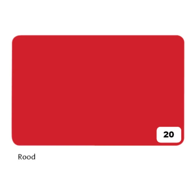 Fotokarton Folia 300gr 50x70cm 20 vuurrood