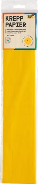 Crepepapier Folia 50x250cm 10vel 106 geel