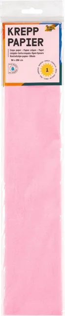 Crepepapier Folia 50x250cm 10vel 119 lichtroze