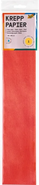 Crepepapier Folia 50x250cm 10vel 134 vuurrood