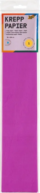 Crepepapier Folia 50x250cm 10vel 154 donkerroze