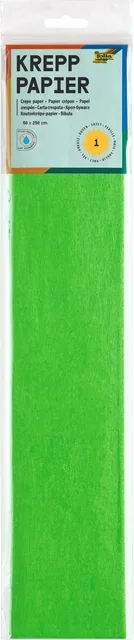 Crepepapier Folia 50x250cm 10vel 140 geelgroen