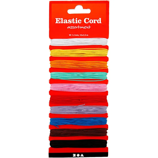 Elastiek Creativ Company 10 kleuren 3.5m