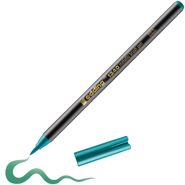 Brushpen edding 1340 metallic groen