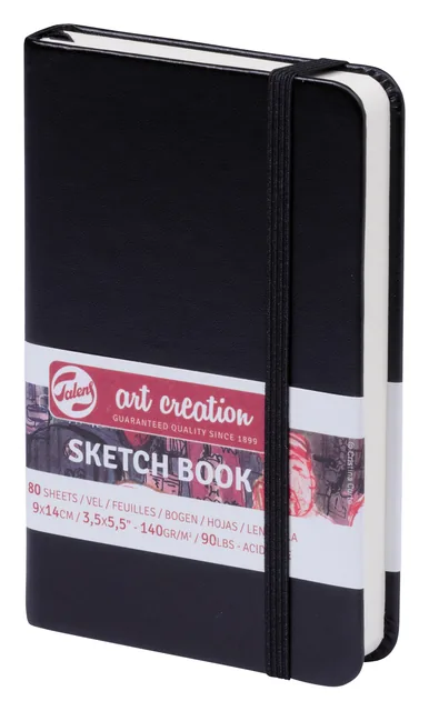 Schetsboek Talens Art Creation 90x140mm zwart