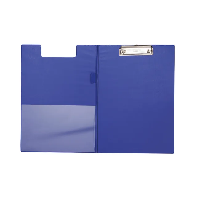Klembordmap MAUL poly A4 staand PP-folie blauw