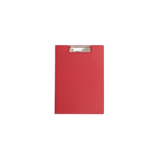 Klembordmap MAUL poly A4 staand PP-folie rood