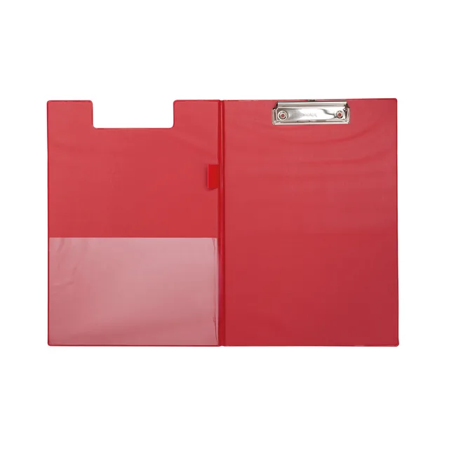 Klembordmap MAUL poly A4 staand PP-folie rood