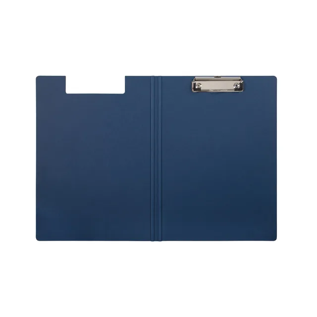 Klembordmap MAULbalance A4 karton rug 8mm blauw