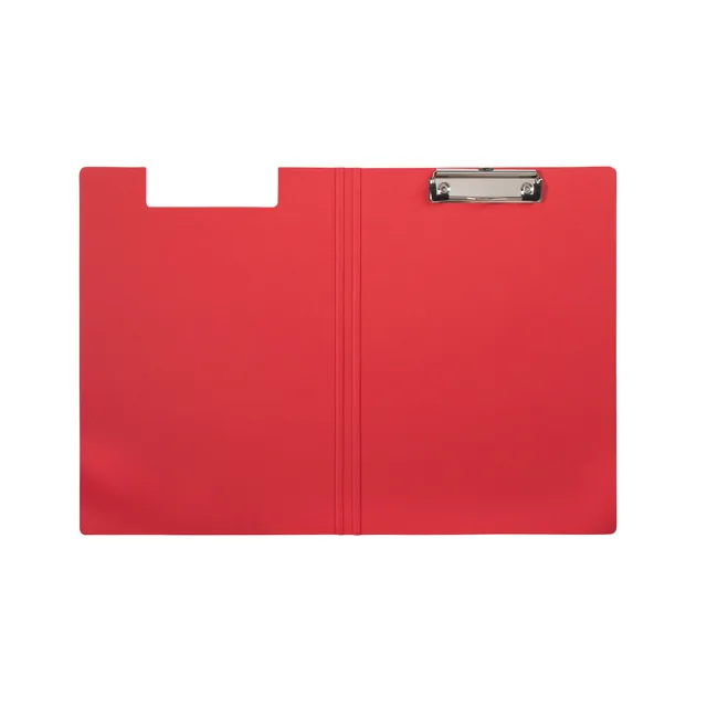 Klembordmap MAULbalance A4 karton rug 8mm rood
