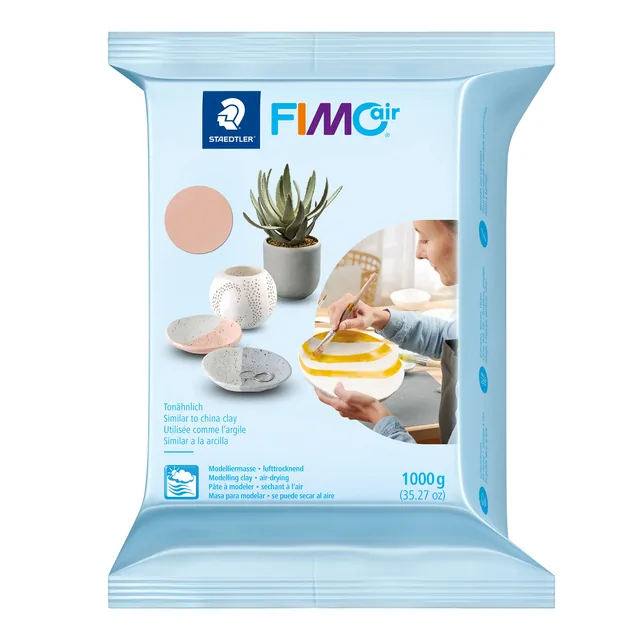 Boetseerklei Staedtler Fimo air 1kg lichtrtoze