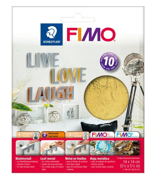Bladmetaal Staedtler Fimo 10v goud