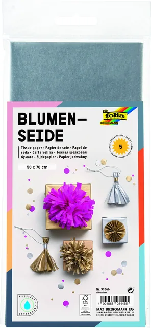 Zijdevloeipapier Folia 50x70cm 20gr nr66 zi 5vel