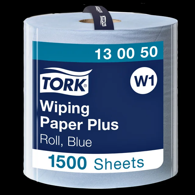 Poetspapier Tork W1 Premium 2laags blauw 130050