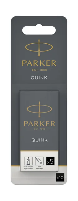 Inktpatroon Parker Quink zwart