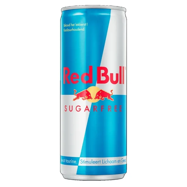 Energiedrank Red Bull sugarfree blik 250ml