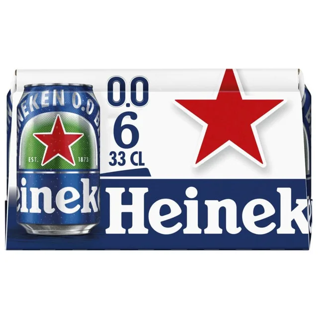 Bier Heineken 0.0 blik 330ml