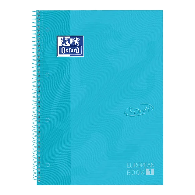Notitieboek Oxf touch europeanb A4+ lijn 160p pbl
