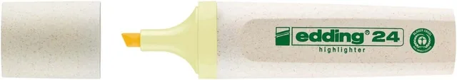 Markeerstift edding 24 Eco 2-5mm pastel geel
