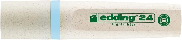 Markeerstift edding 24 Eco 2-5mm pastel blauw
