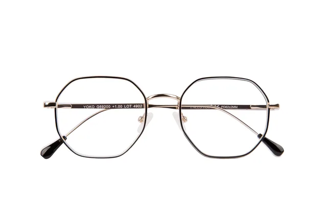 Leesbril I Need You +1.00dpt Yoko zwart-goud