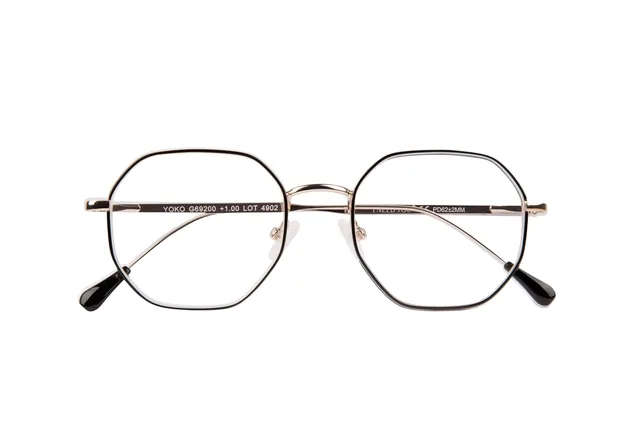 Leesbril I Need You +1.50dpt Yoko zwart-goud